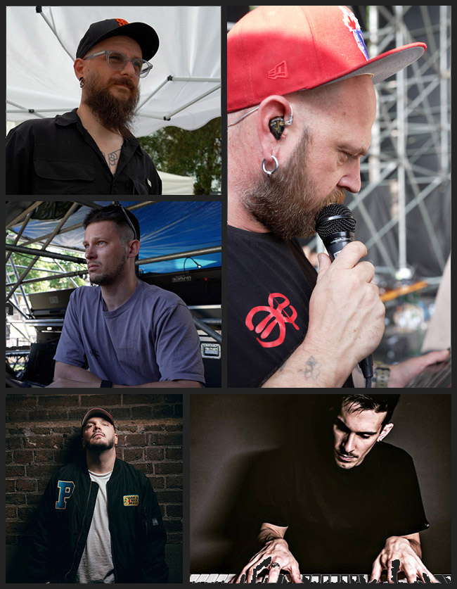 Insegnanti durante una sessione di formazione pratica per DJ e Producer nella sede di Milano.